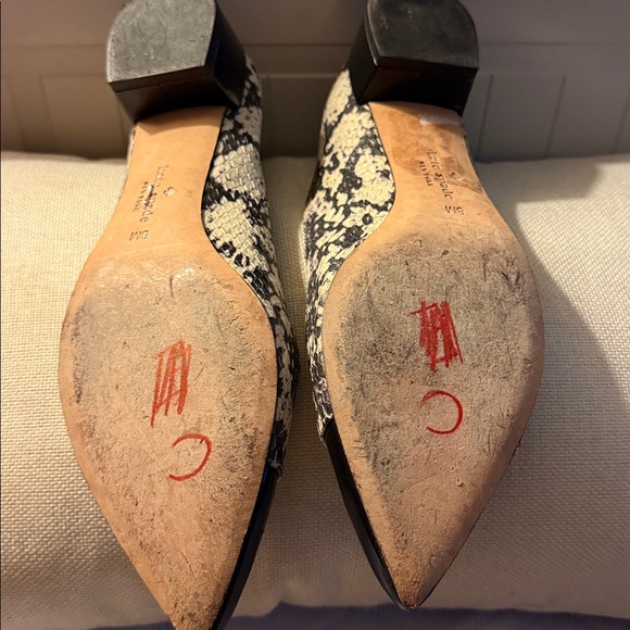 Kate Spade Snakeskin Pattern Loafer Flats - Picture 6 of 9